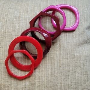 Sassy Jones Zaria Red Bangles